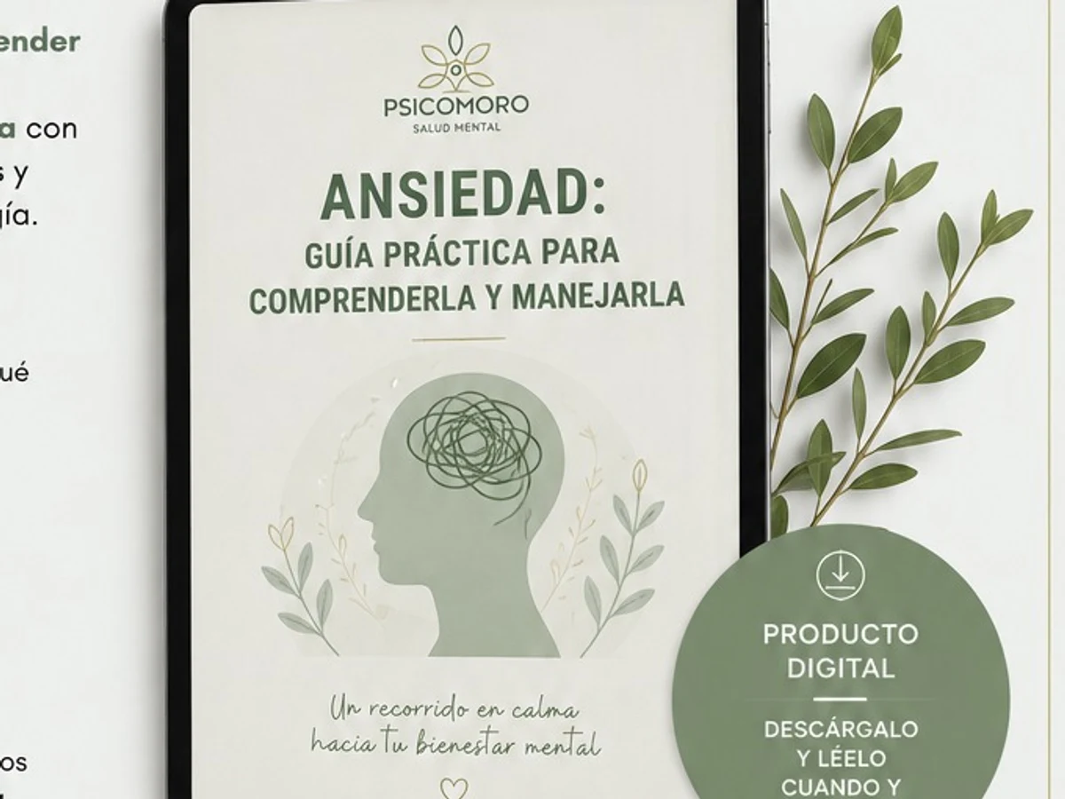 Portada del ebook Ansiedad: Guía práctica para comprenderla y manejarla, Psicomoro Salud Mental